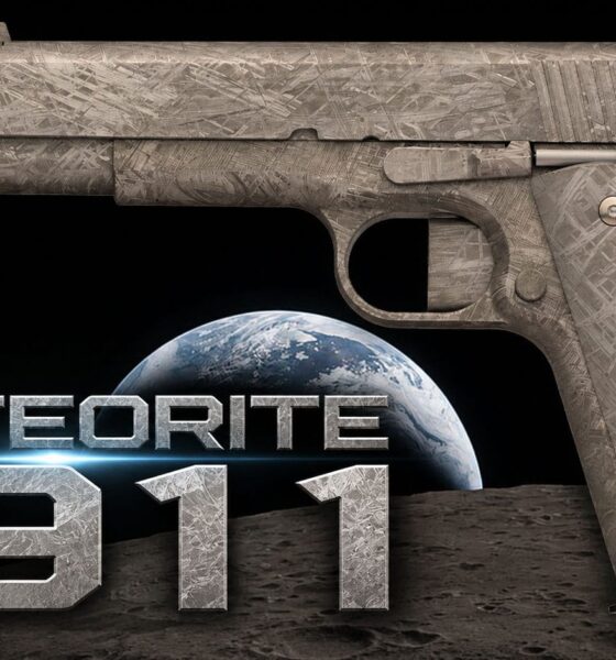 Pistolet 1911 « The Meteorite » de Bligh Guns, forgé dans la météorite Muonionalusta