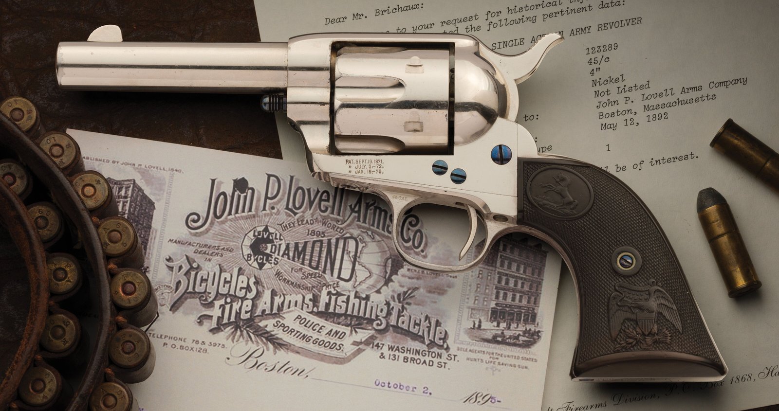 Colt Single Action Army Sheriffs Model nickele