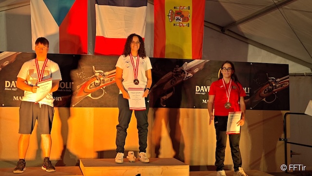 Soraya Zitouni sur la plus haute marche du podium Kuchenreuter Youth à Eisenstadt