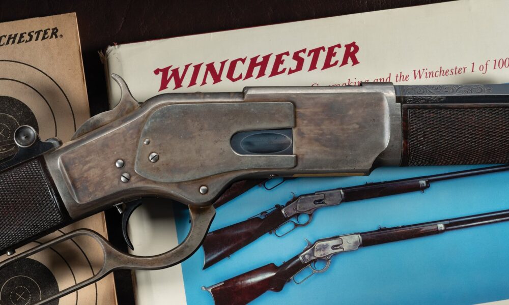 Winchester Model 1873 One of One Thousand a carcasse jaspee