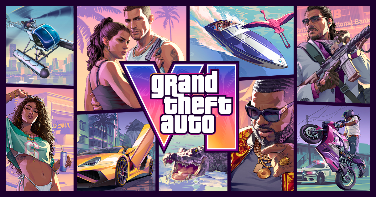 Artwork officiel de Grand Theft Auto VI